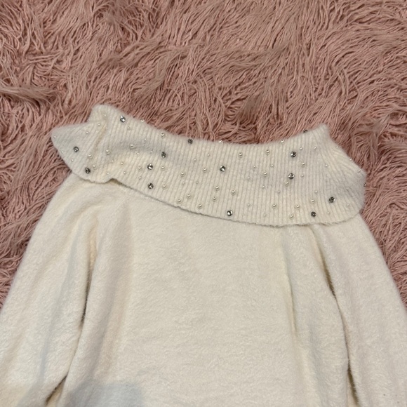 Soft Surroundings Ivory Cowl Neck Sweater - Picture 12 of 13